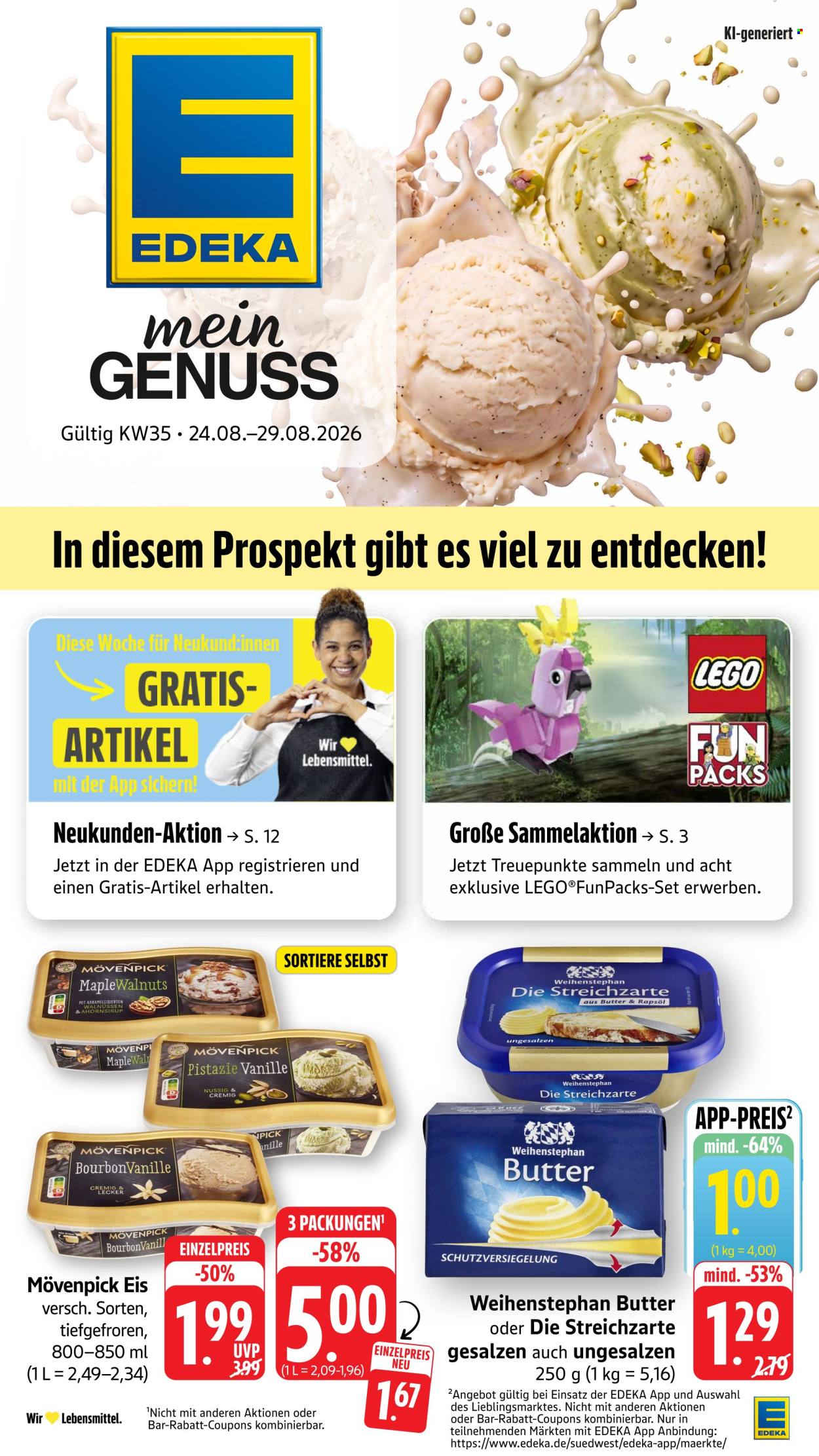 Edeka Prospekte  - 24.08.2026 - 29.08.2026. Seite 1