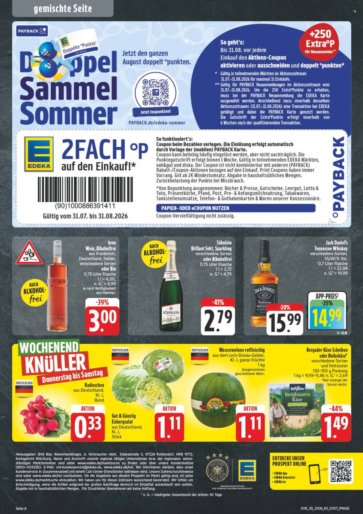 Edeka Prospekte  - 24.08.2026 - 29.08.2026. Seite 8
