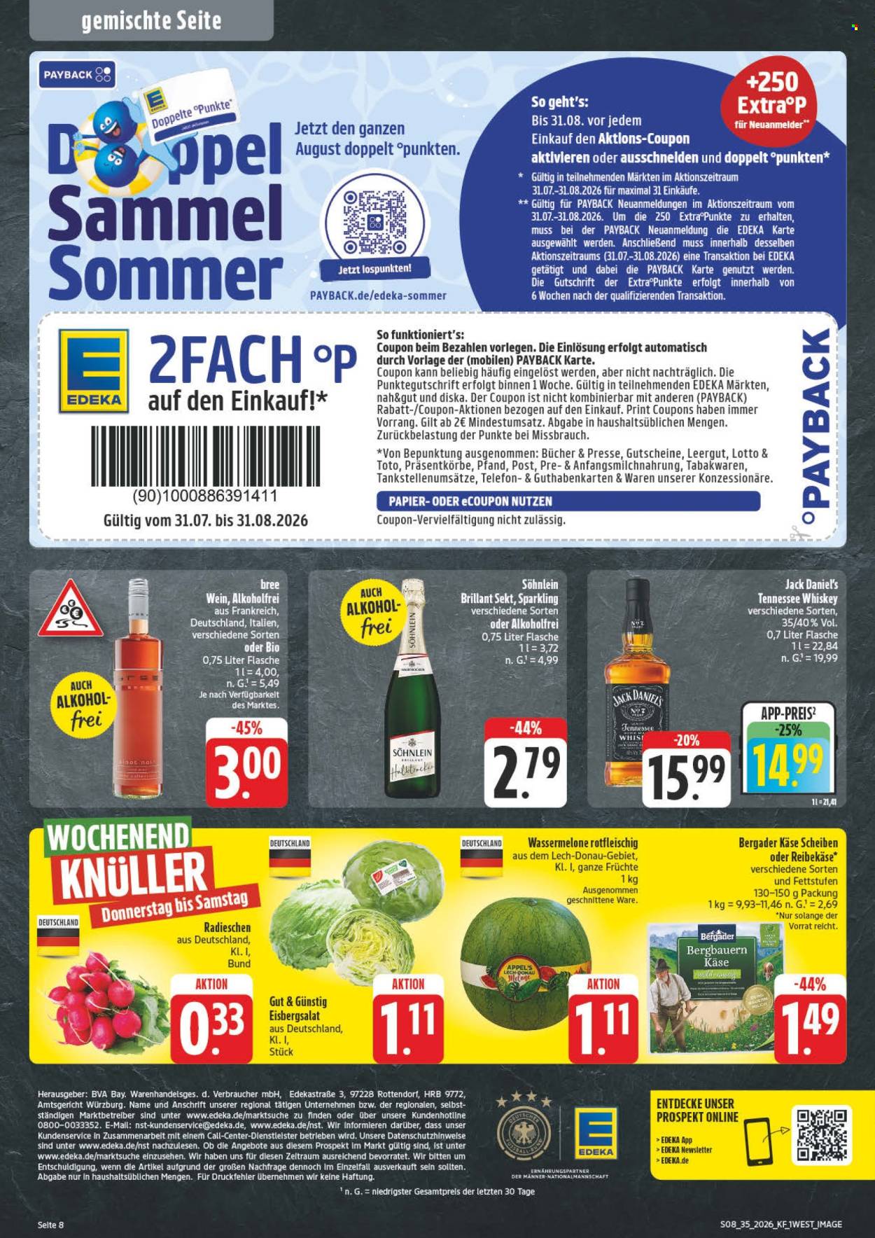 Edeka Prospekte  - 24.08.2026 - 29.08.2026. Seite 8