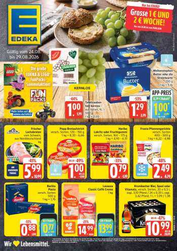 Prospekte Edeka - 24.08.2026 - 29.08.2026.