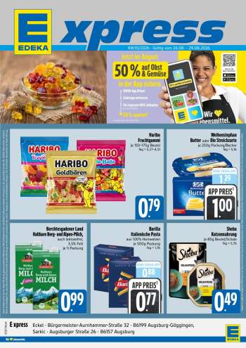 Prospekte Edeka - 24.08.2026 - 29.08.2026.