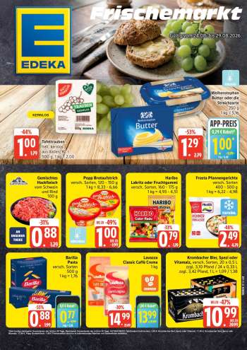 Prospekte Edeka - 24.08.2026 - 29.08.2026.