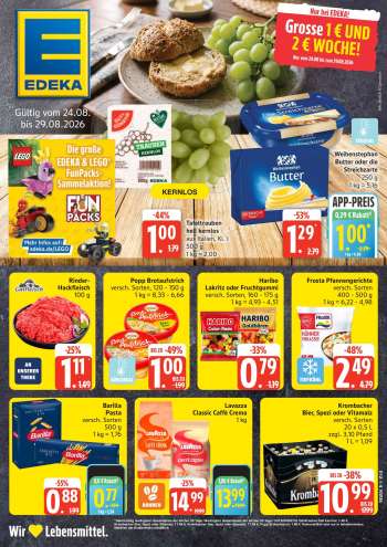Prospekte Edeka - 24.08.2026 - 29.08.2026.