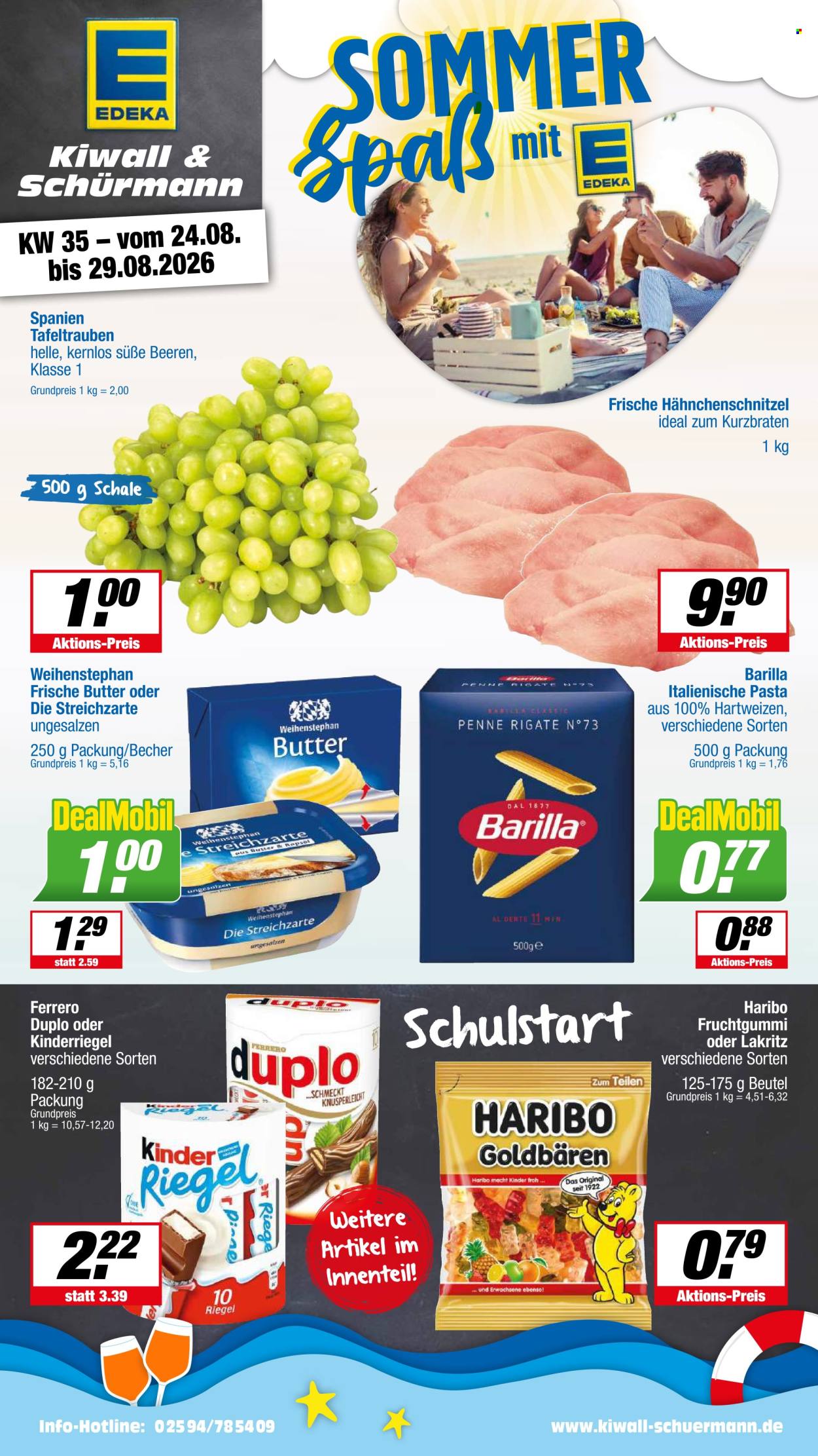Edeka Prospekte  - 24.08.2026 - 29.08.2026. Seite 1