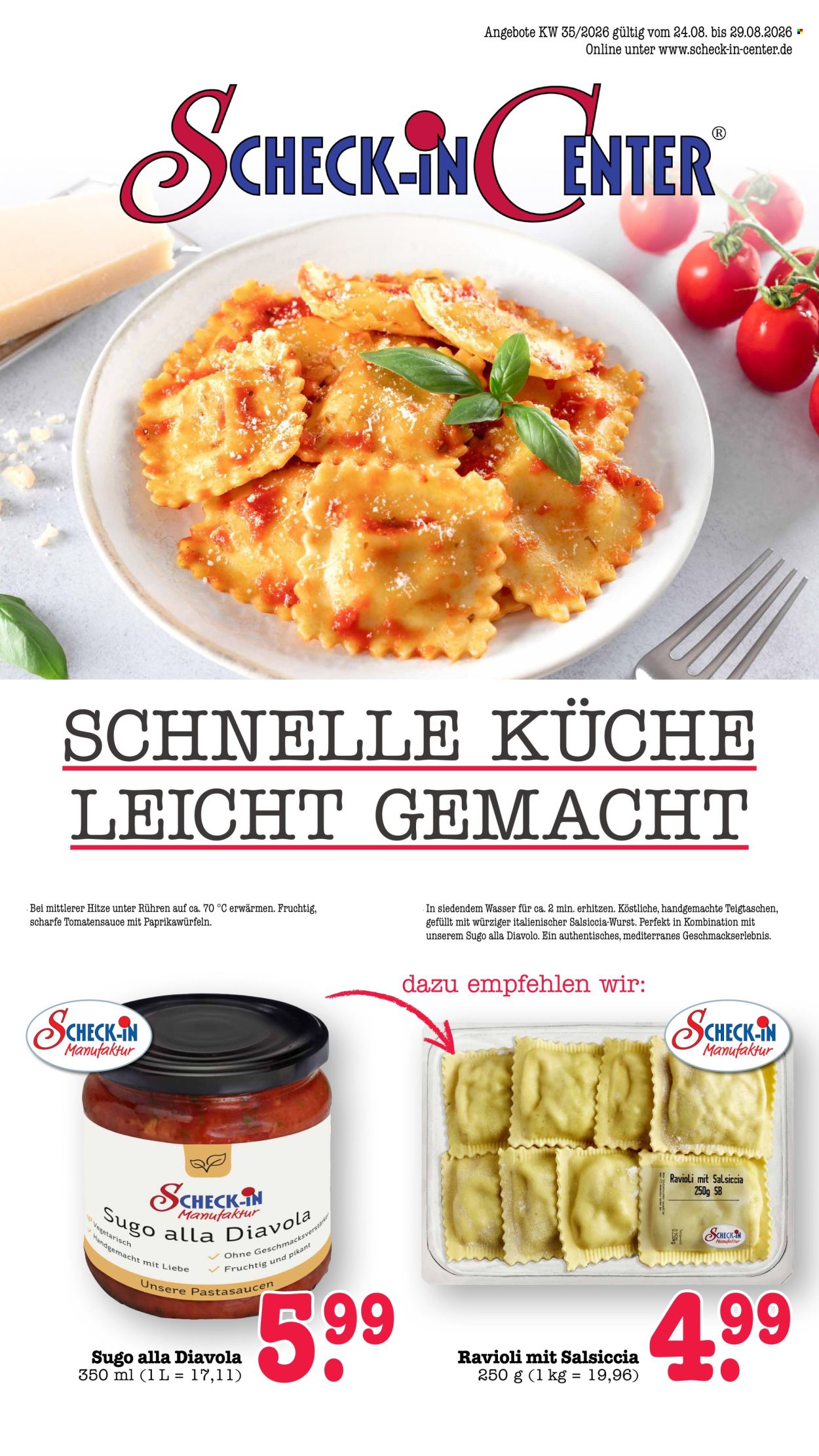 Scheck-in Prospekte  - 24.08.2026 - 29.08.2026. Seite 1