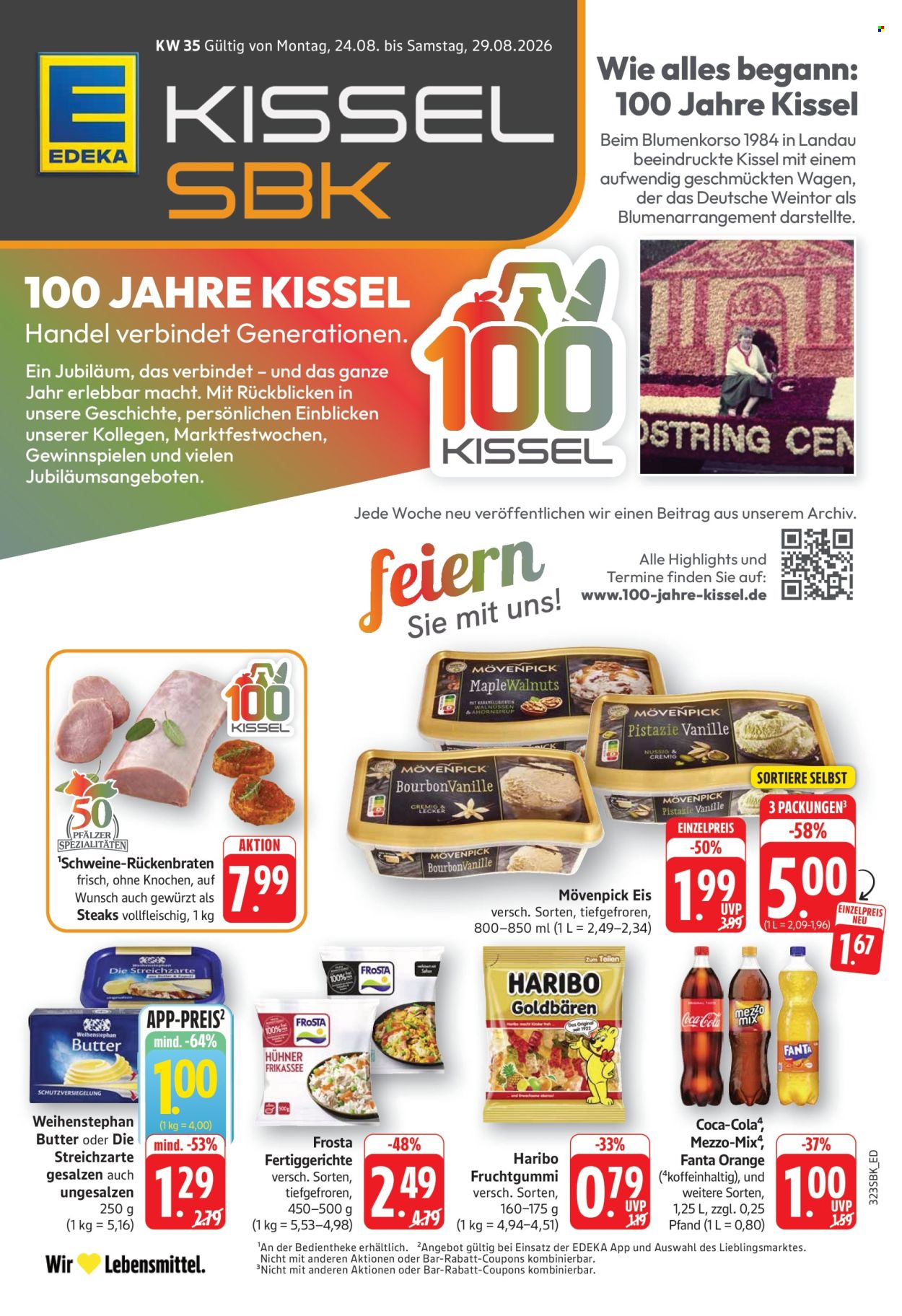 Edeka Prospekte  - 24.08.2026 - 29.08.2026. Seite 1