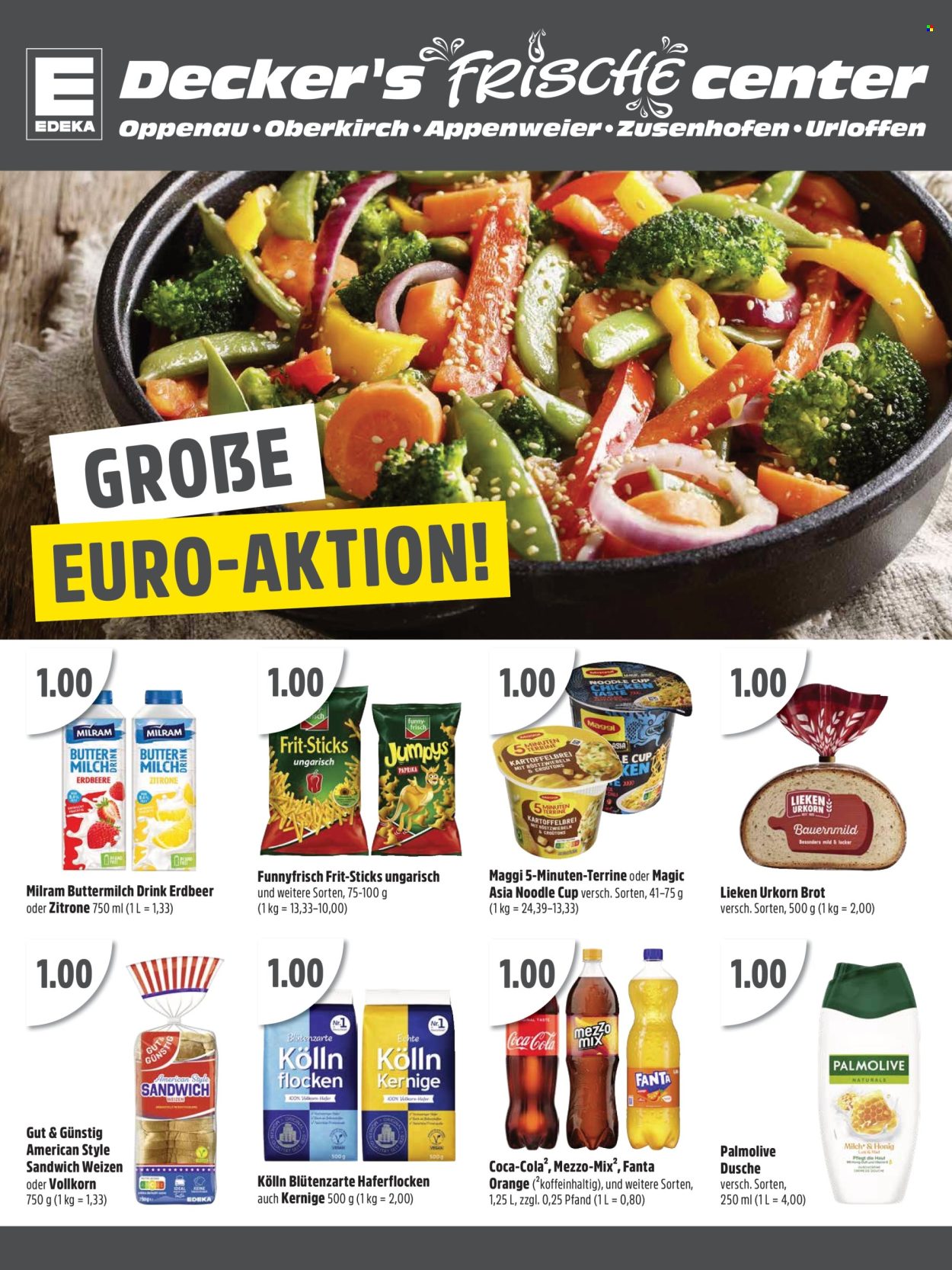 E center Prospekte  - 24.08.2026 - 29.08.2026. Seite 1