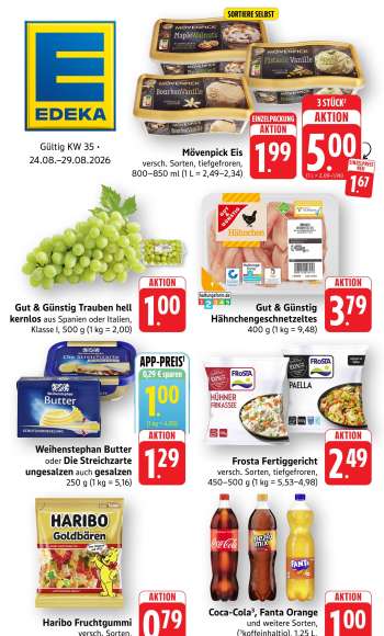 Prospekte Edeka - 24.08.2026 - 29.08.2026.