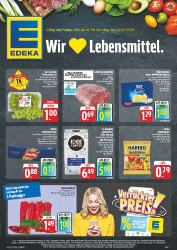 Prospekte Edeka - 24.08.2026 - 29.08.2026.