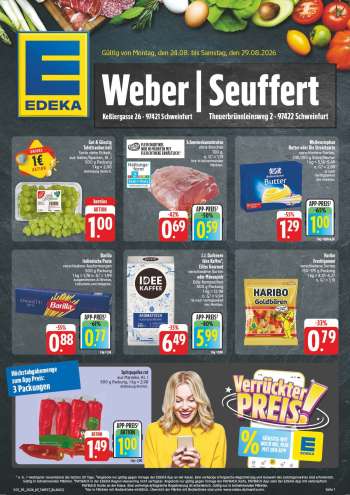 Prospekte Edeka - 24.08.2026 - 29.08.2026.