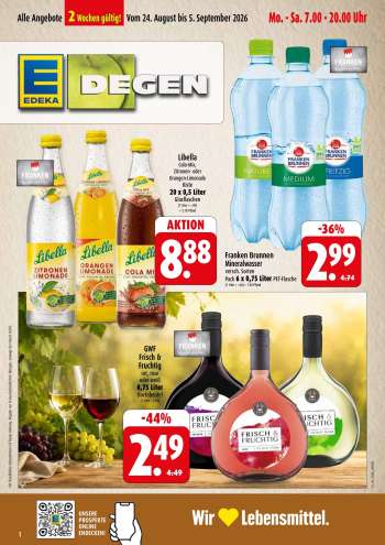 Prospekte Edeka - 24.08.2026 - 29.08.2026.