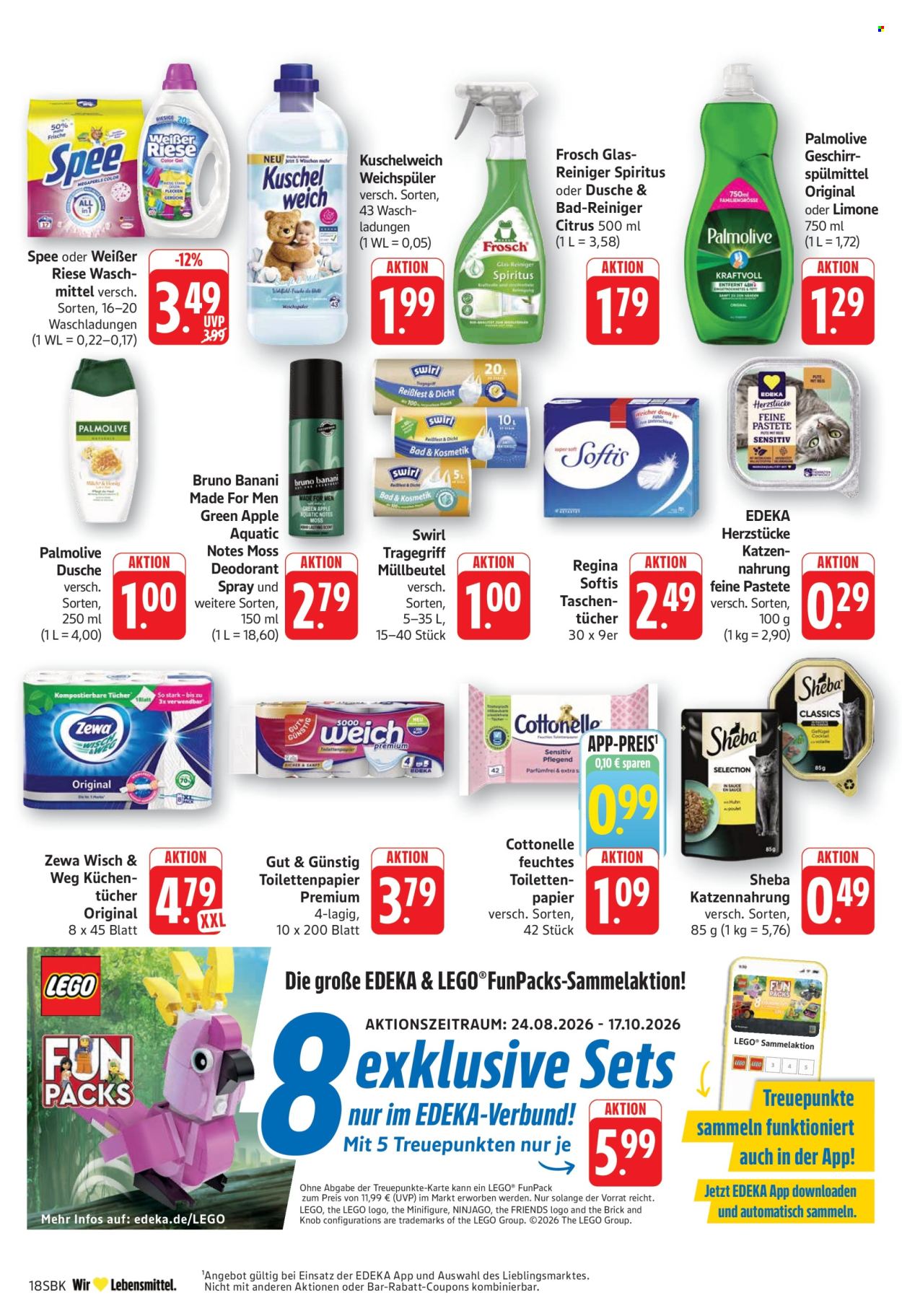 Edeka Prospekte  - 24.08.2026 - 29.08.2026. Seite 18