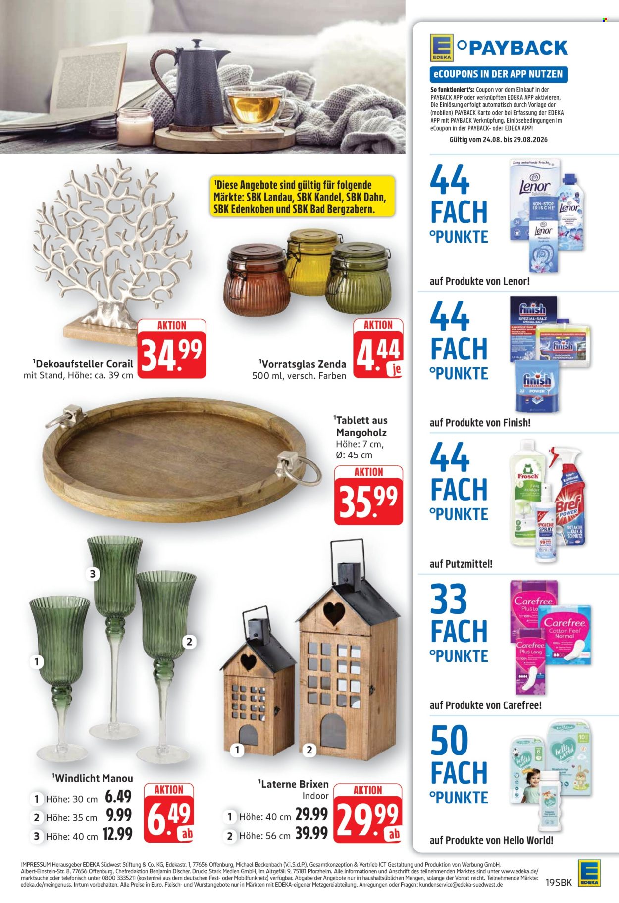 Edeka Prospekte  - 24.08.2026 - 29.08.2026. Seite 19
