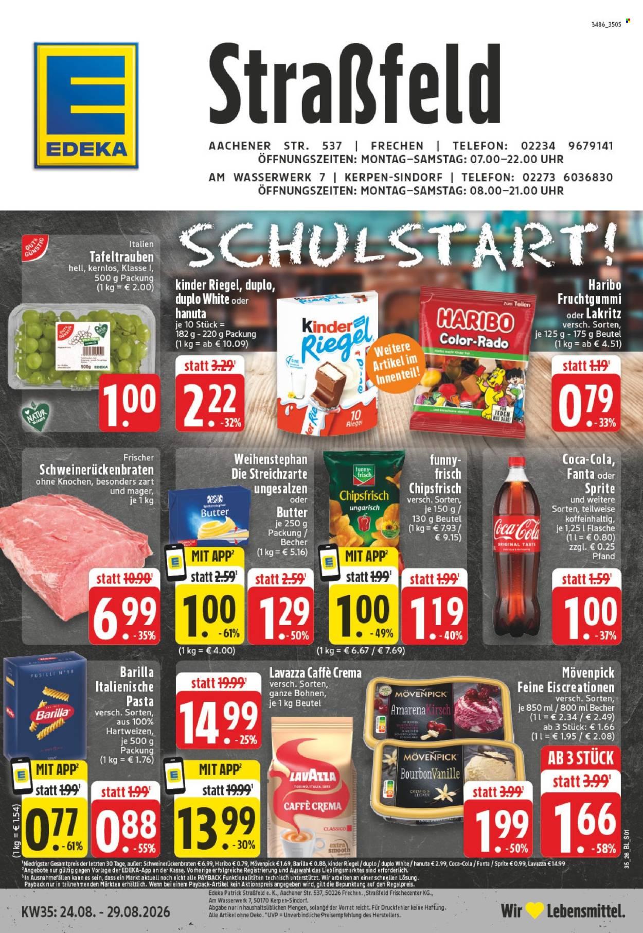Edeka Prospekte  - 24.08.2026 - 29.08.2026. Seite 1