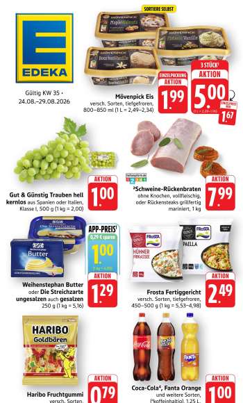 Prospekte Edeka - 24.08.2026 - 29.08.2026.