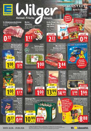 Prospekte Edeka - 24.08.2026 - 29.08.2026.