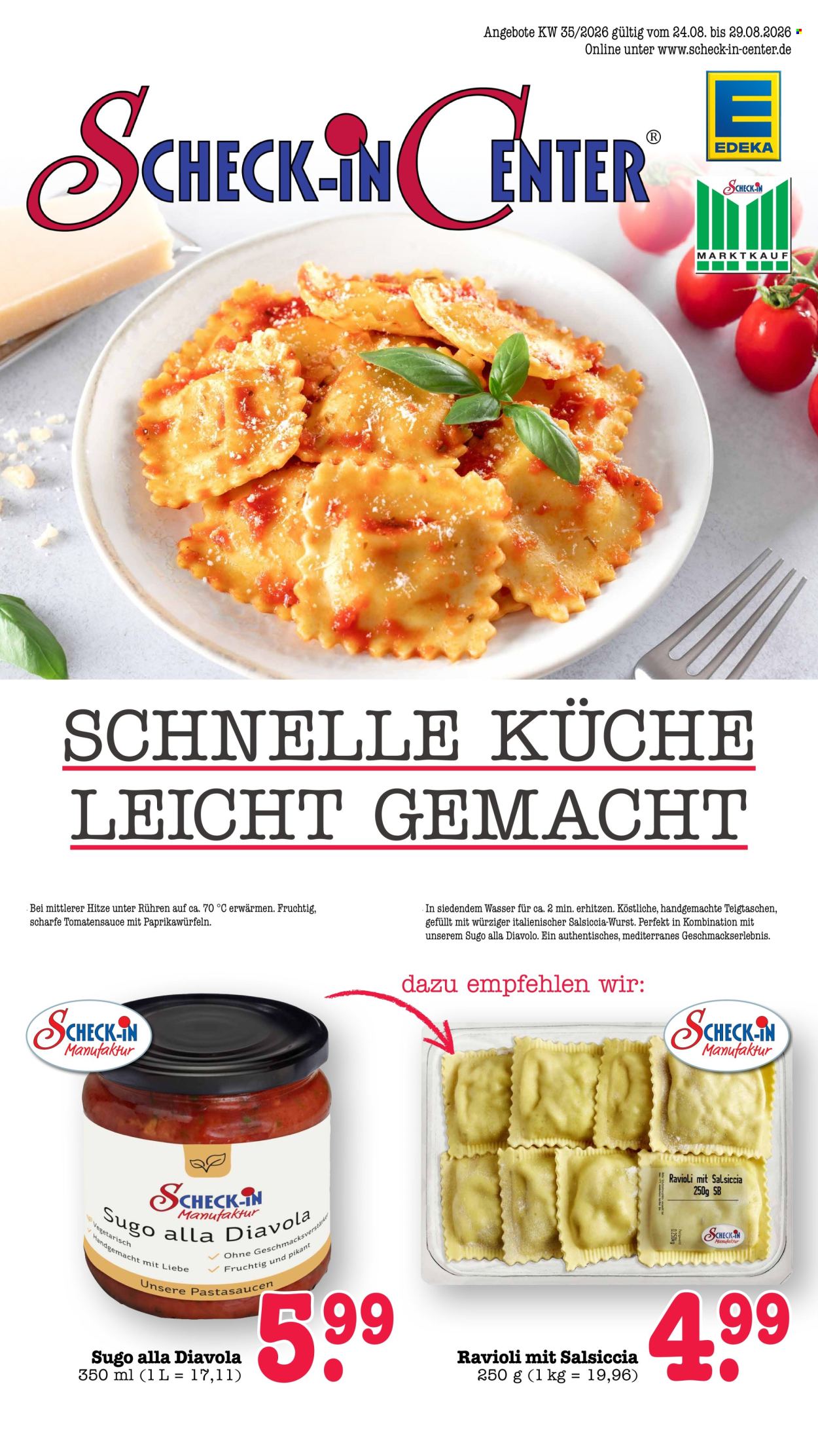 Scheck-in Prospekte  - 24.08.2026 - 29.08.2026. Seite 1