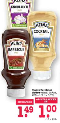 Heinz Feinkost- Sauce
