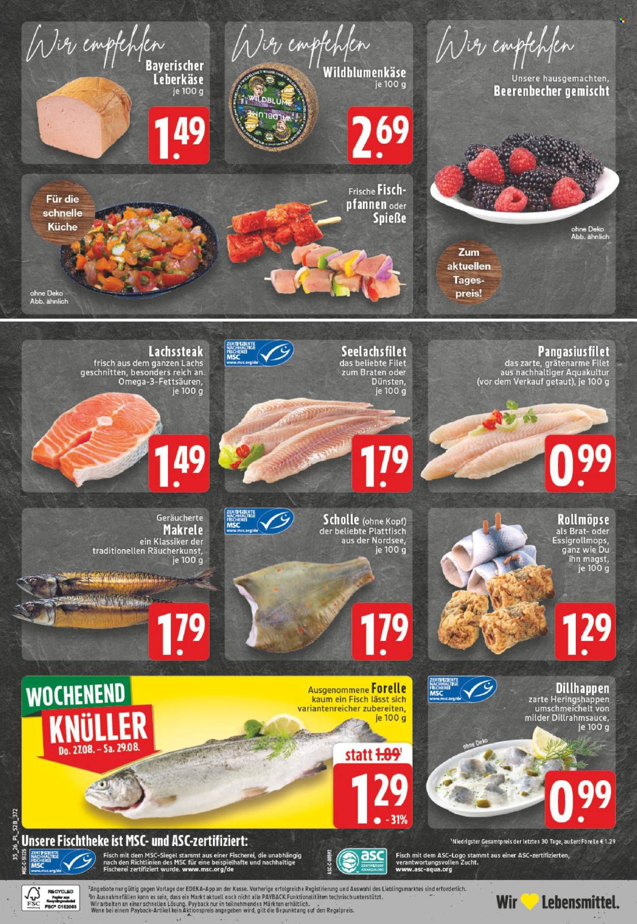 Edeka Prospekte  - 24.08.2026 - 29.08.2026. Seite 34