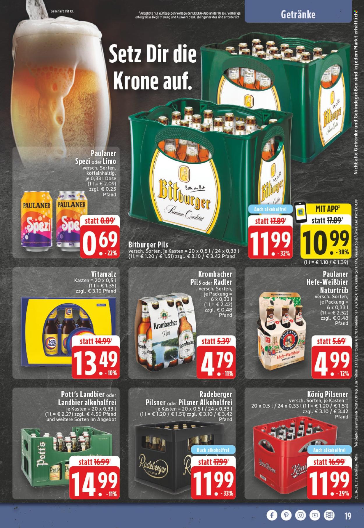 Edeka Prospekte  - 24.08.2026 - 29.08.2026. Seite 19