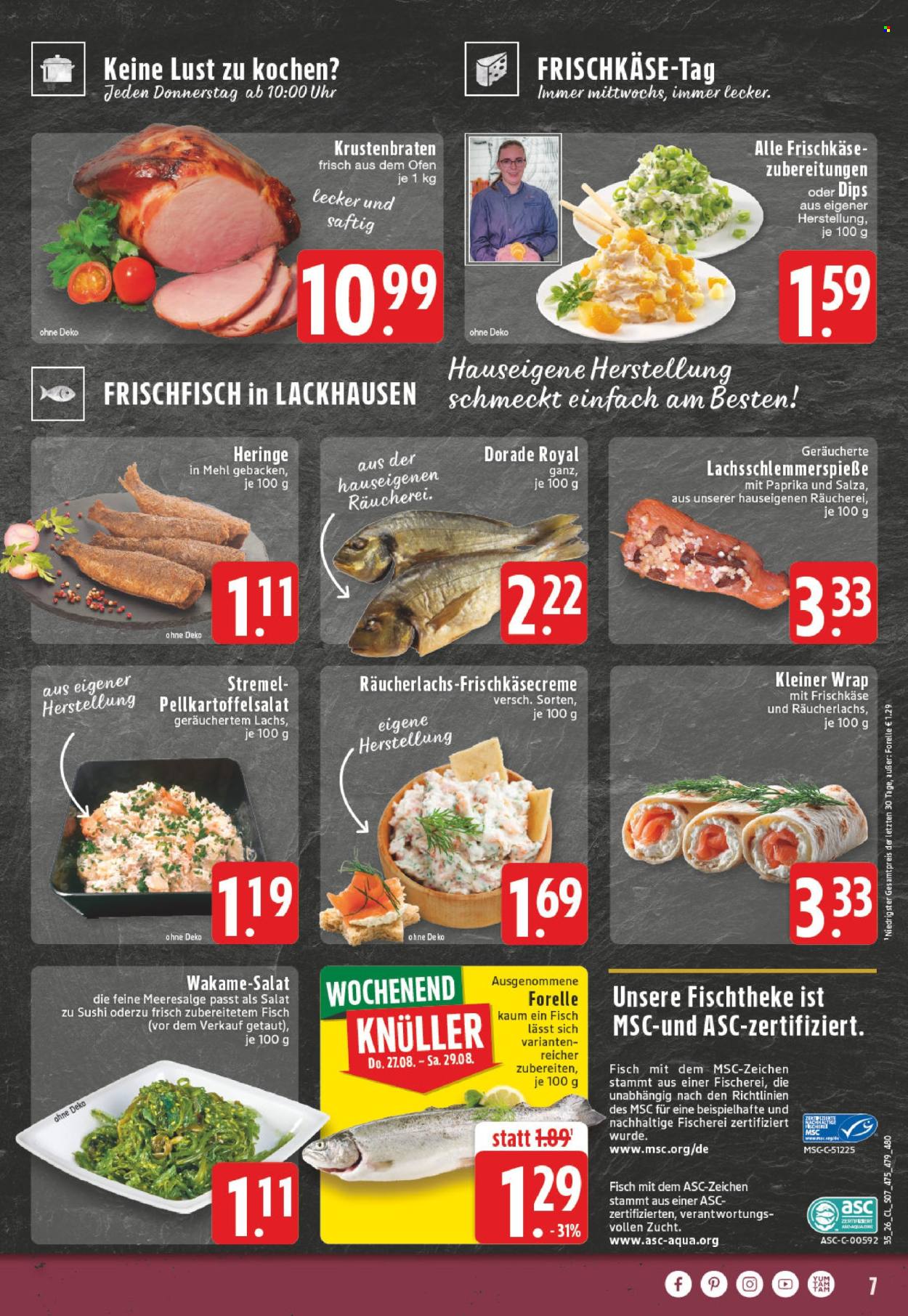 Edeka Prospekte  - 24.08.2026 - 29.08.2026. Seite 7