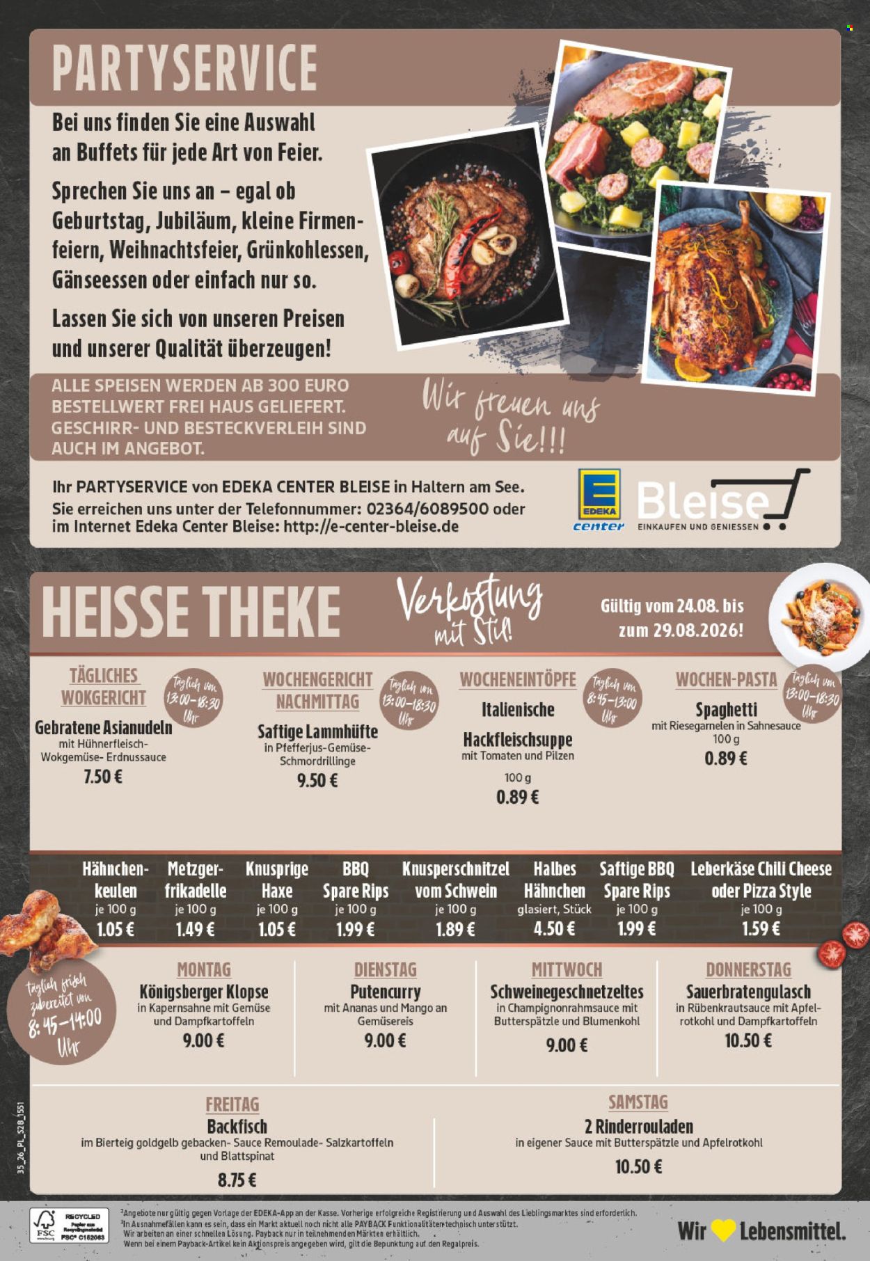 Edeka Prospekte  - 24.08.2026 - 29.08.2026. Seite 32