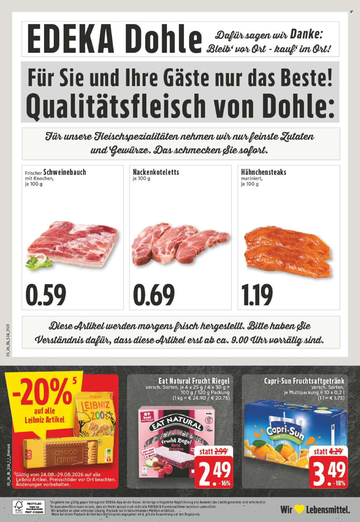 Edeka Prospekte  - 24.08.2026 - 29.08.2026. Seite 28