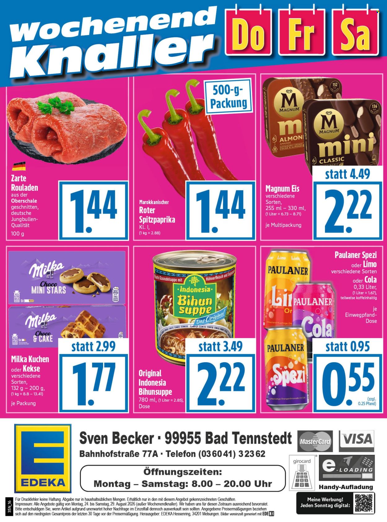 Edeka Prospekte  - 24.08.2026 - 29.08.2026. Seite 16