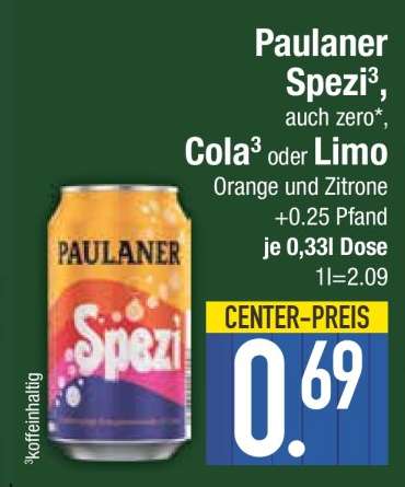 PAULANER Spezi, Cola oder Limo