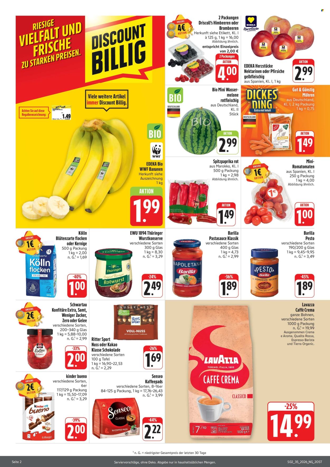 Edeka Prospekte  - 24.08.2026 - 29.08.2026. Seite 2