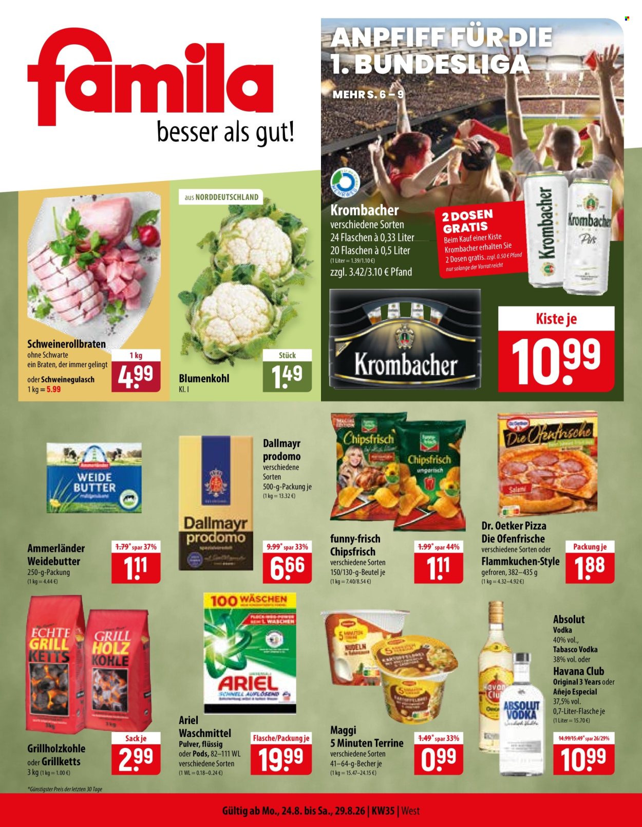 famila Prospekte  - 24.08.2026 - 29.08.2026. Seite 1