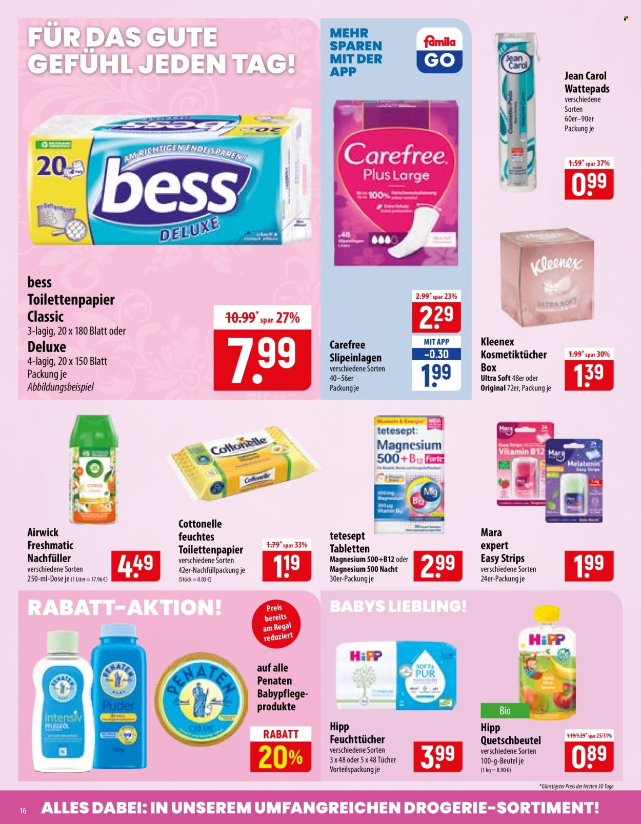 famila Prospekte  - 24.08.2026 - 29.08.2026. Seite 16