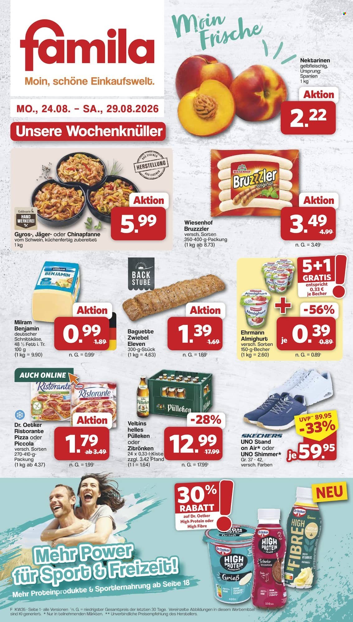 famila Prospekte  - 24.08.2026 - 29.08.2026. Seite 1