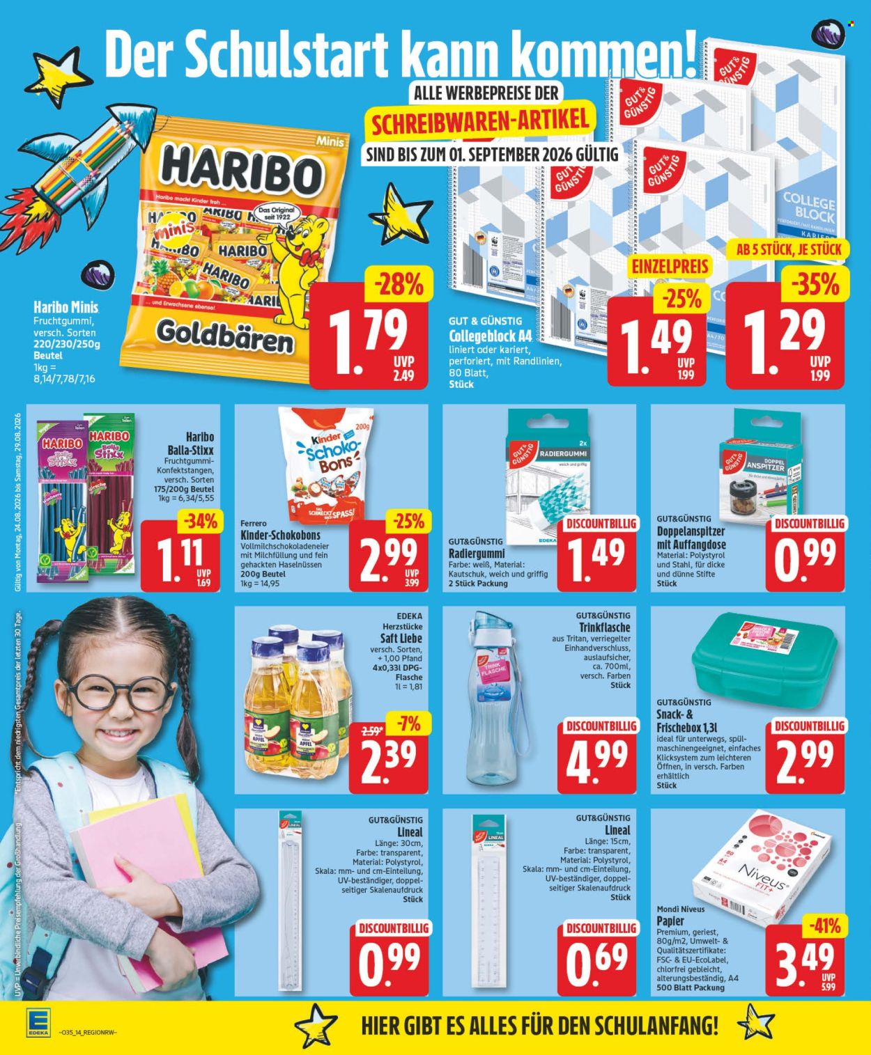 Edeka Prospekte  - 24.08.2026 - 29.08.2026. Seite 16