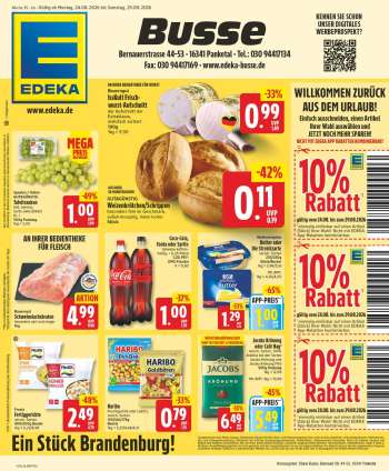 Prospekte Edeka - 24.08.2026 - 29.08.2026.