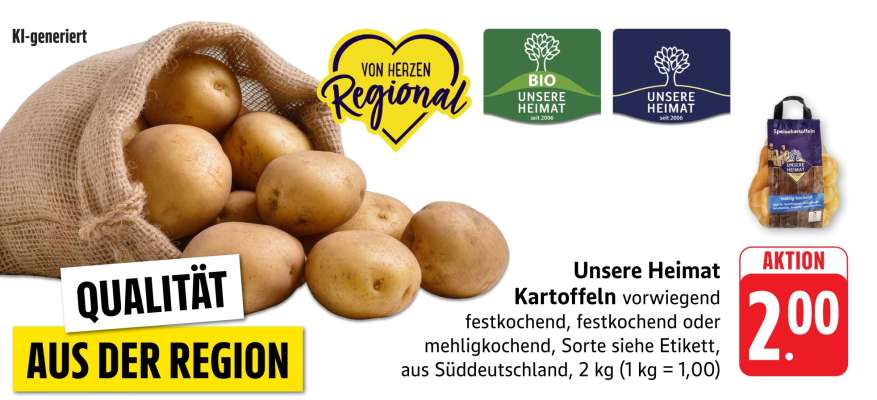 Unsere Heimat Kartoffeln