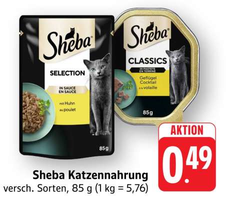 SHEBA Katzennahrung