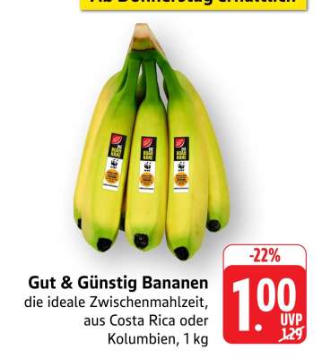 Gut & Günstig Bananen