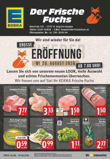 Prospekte Edeka - 24.08.2026 - 29.08.2026.