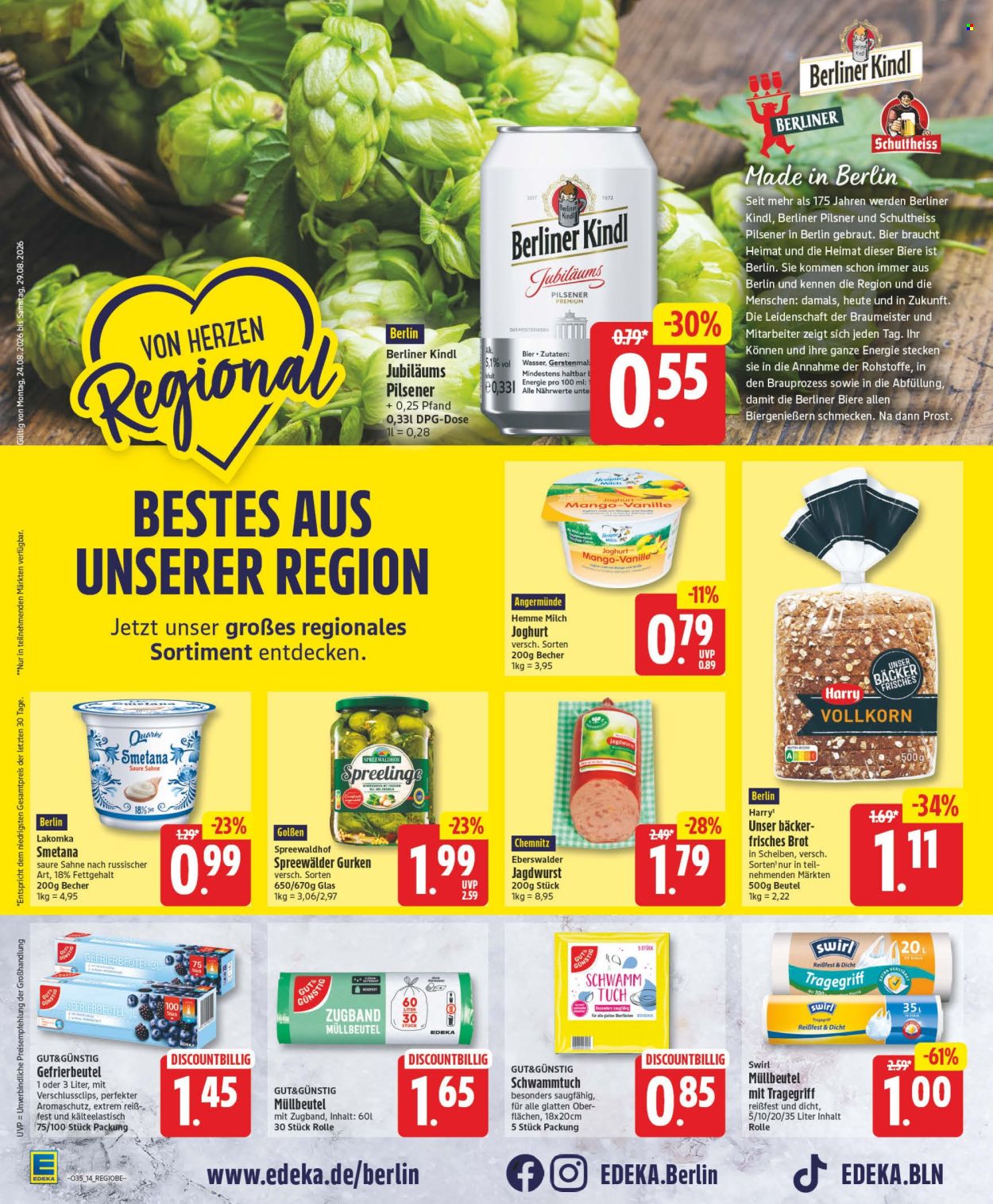 Edeka Prospekte  - 24.08.2026 - 29.08.2026. Seite 16