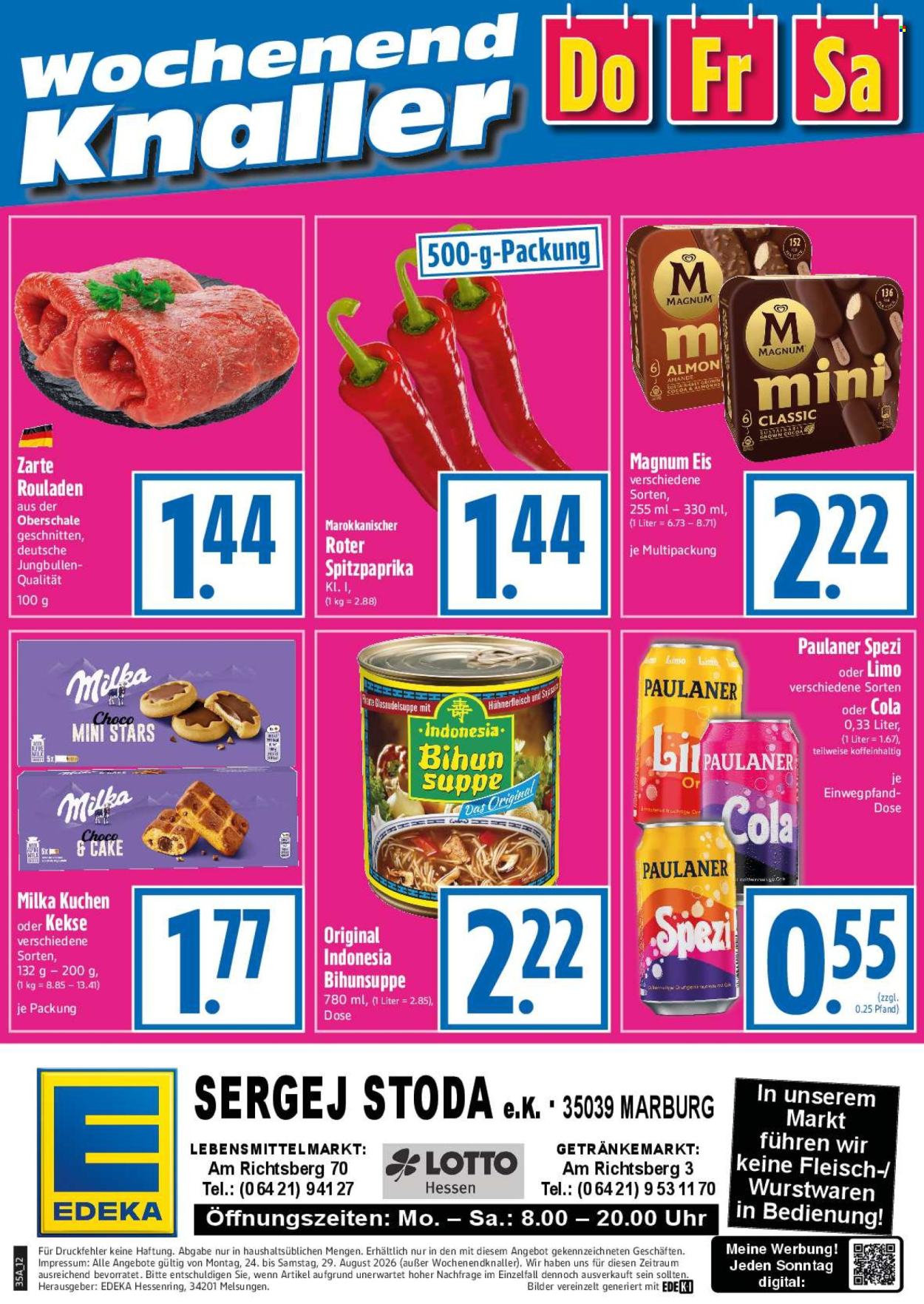 Edeka Prospekte  - 24.08.2026 - 29.08.2026. Seite 12