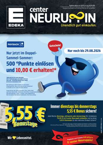 Prospekte E center - 24.08.2026 - 29.08.2026.