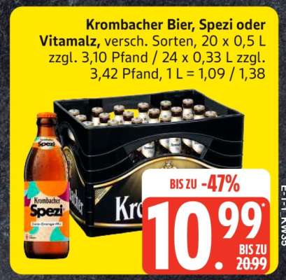 Krombacher Bier, Spezi oder Vitamalz