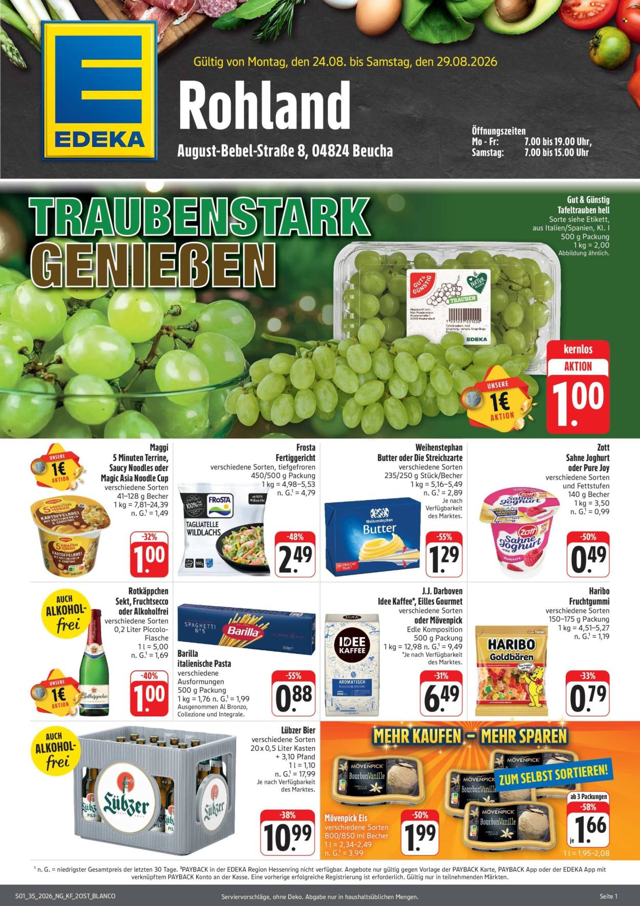 Edeka Prospekte  - 24.08.2026 - 29.08.2026. Seite 1