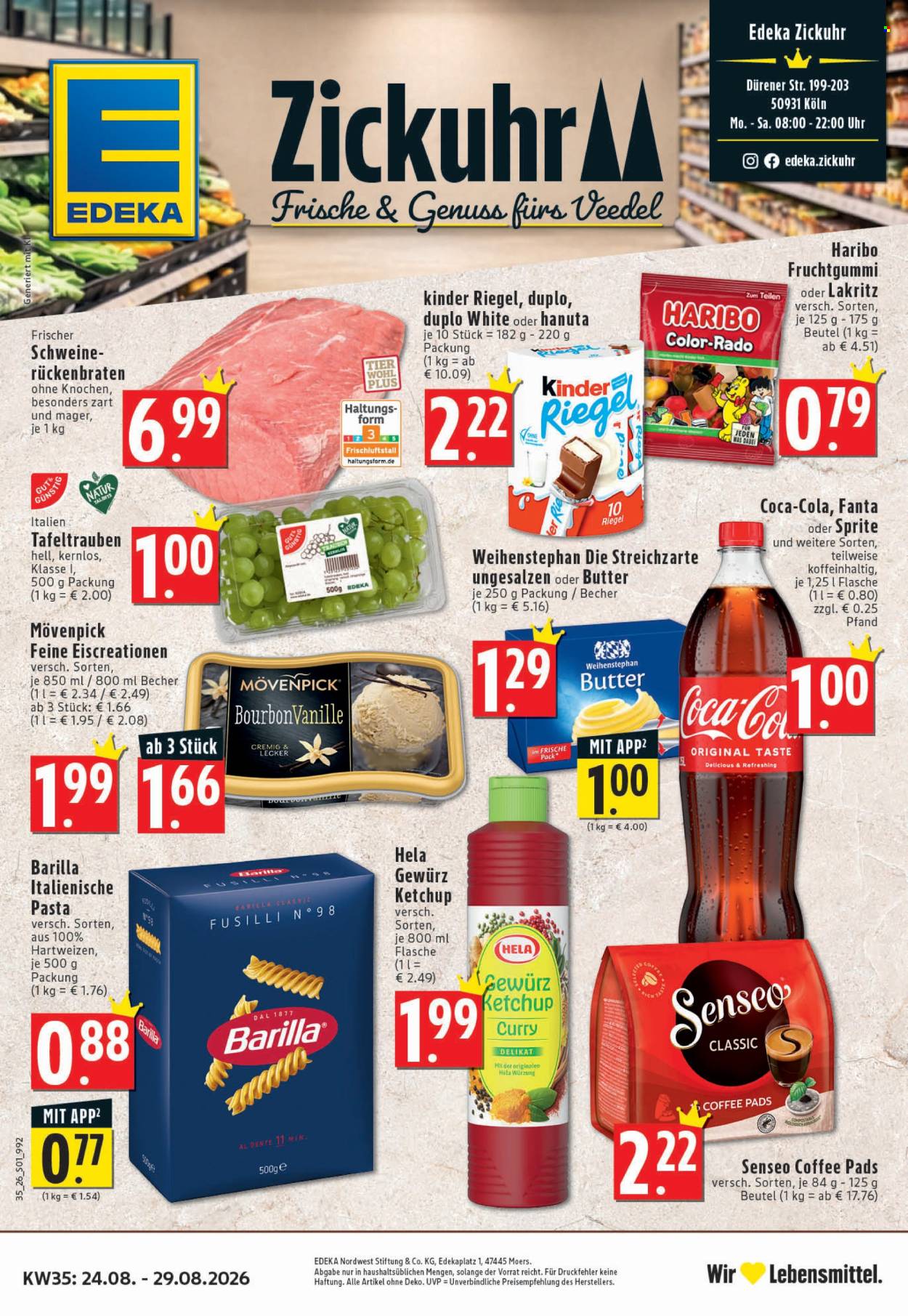 Edeka Prospekte  - 24.08.2026 - 29.08.2026. Seite 1