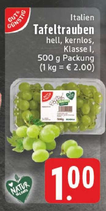 Italien Tafeltrauben