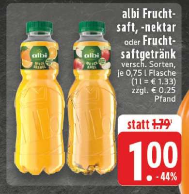 albi Fruchtsaft, -nektar oder Fruchtsaftgetränk