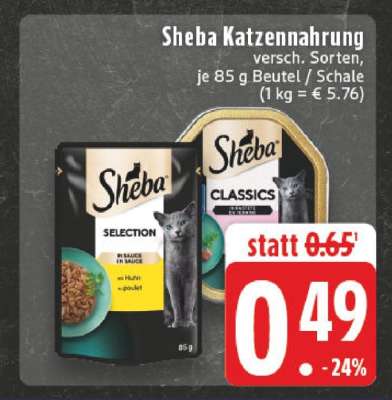 SHEBA Katzennahrung