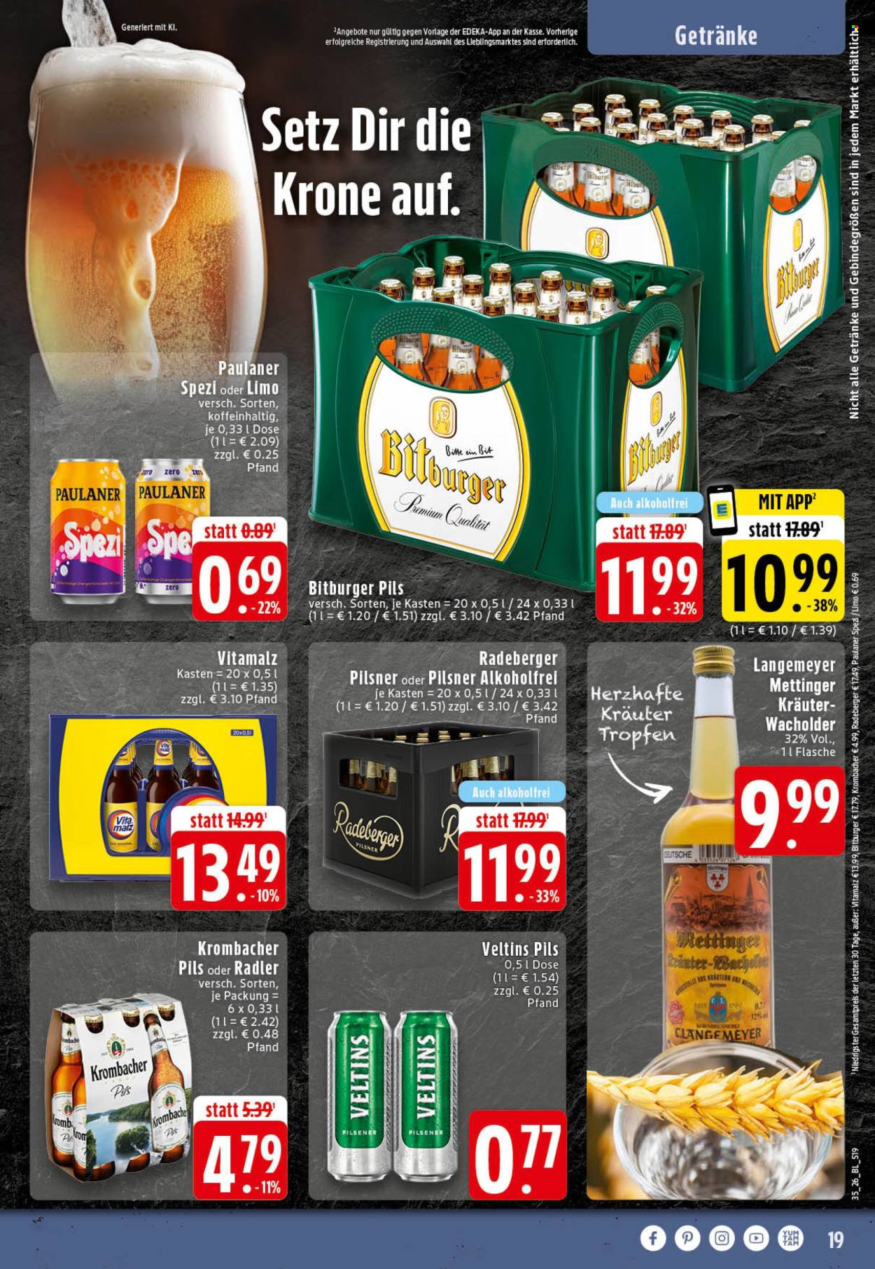 Edeka Prospekte  - 24.08.2026 - 29.08.2026. Seite 19