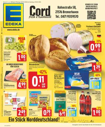 Prospekte Edeka - 24.08.2026 - 29.08.2026.